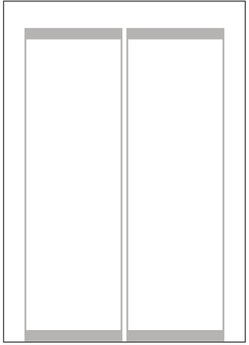 2-panel full glass central