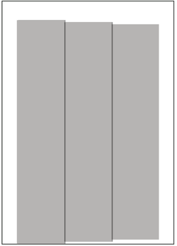 3-panel telescopic opening