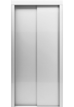 2-panel telescopic opening