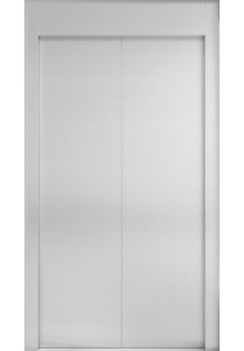 2-panel central opening